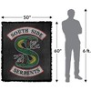 Riverdale South Side Serpent Blanket 50"x60" Woven Tapestry - 2 of 4