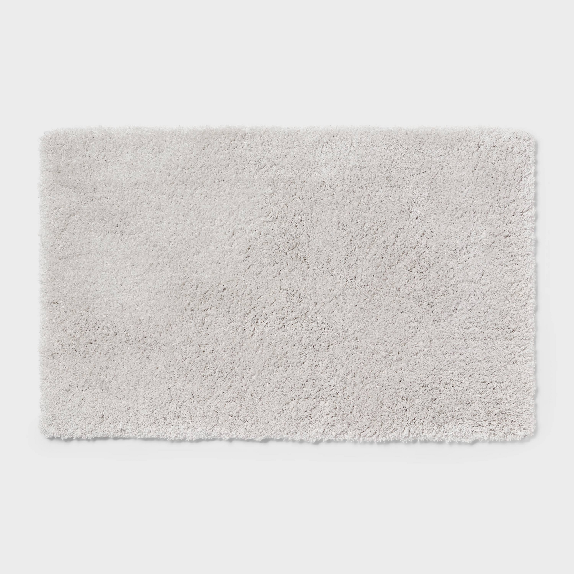 21"x34" Spa Plush Bath Rug Light Gray - Threshold™