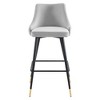 Modway Adorn Performance Velvet Bar Stool - Performance Velvet Polyester Upholstery , plywood+frame+foam,12mmT plywood +50mmT foam w denisty 40kg/cm - 4 of 4