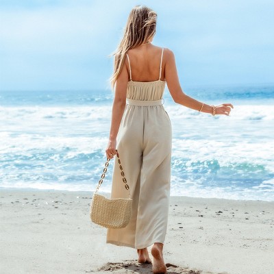 Women's Breezy Beach Chic Jumpsuit - Cupshe