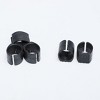 Unique Bargains Breuer Chair Tubing Pipe Foot Round U-Shape Plastic Caps 20mm Dia 10Pcs - 3 of 4