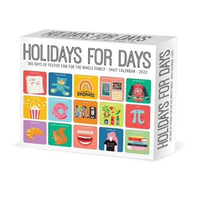 2022 Box Calendar Holidays for Days - Willow Creek Press