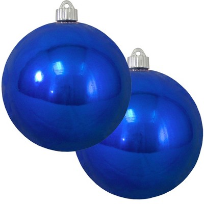 Christmas by Krebs 2ct Azure Blue Shatterproof Christmas Ball Ornament  6" (150mm)