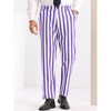 INSPIRE CHIC Men's Business Straight Leg Contrasting Colors Striped Trousers - 2 of 4