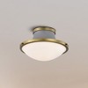 Nuvo Lighting Lafayette 1 - Light Flush Mount in  Matte Gray - 2 of 4