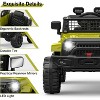 coucheta 12V Kids Ride on Truck Car with Parent Remote Control, Electric Off-Road Toy Car with Bluetooth, 3 Speed Mode and LED Lights,Battery Powered - 3 of 4