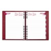 CoilPro Ruled Daily Planner, 8.25 x 5.75, Red Cover, 12-Month (Jan to Dec): 2025 - 2 of 4