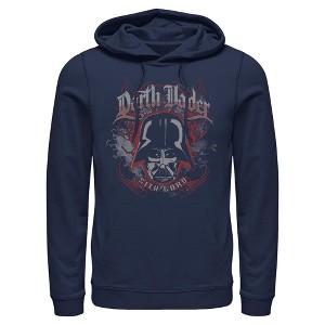 Mens Star Wars Sith Lord Darth Vader Face Lightweight Hoodie - 1 of 4