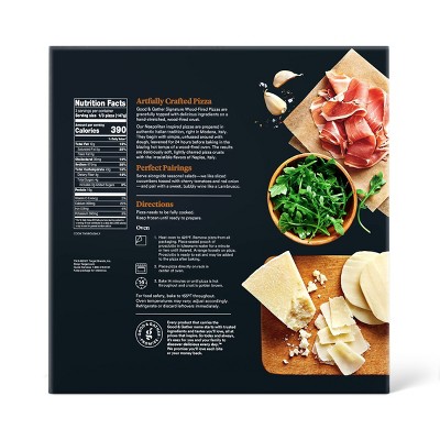 Prosciutto & Arugula Wood Fired Crust Frozen Pizza - 15.5oz - Good & Gather™