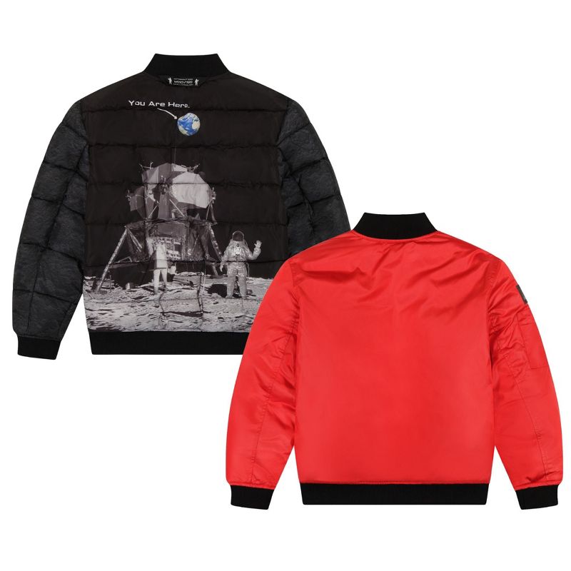 Andy & Evan  Toddler Space One Reversible Bomber Jacket., 4 of 5