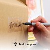 PSBM Packing Tape, 2.83 Inch x 110 Yards, 24 Pack, Natural Rubber Packaging Tape for Dispenser Refill, Moving, Storage, Shipping - 4 of 4