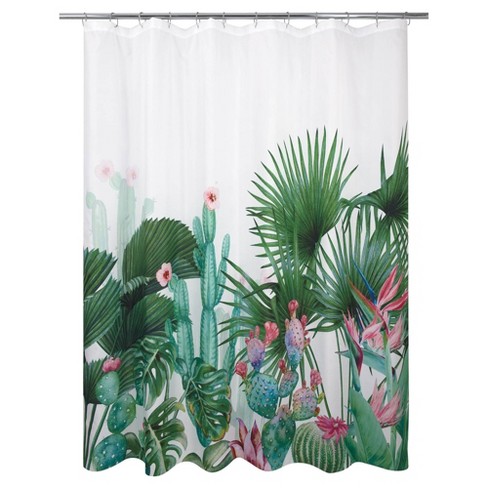 Zona Glam Shower Curtain Allure Home, Glam Shower Curtain Rings