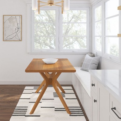 Verso 48'' Brown Solid Wood Scandinavian Dining Table