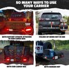 Mockins 60"x20"x6" Tow Hitch Cargo Carrier with 20 Cu.Ft. Waterproof Bag, Rear Lights, License Plate Holder and Hitch Carrier Accessories - 4 of 4