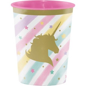 8ct Sparkle Unicorn Plastic Cups