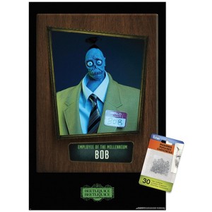 Trends International Beetlejuice Beetlejuice - Employee Of The Millennium (Bob) Unframed Wall Poster Prints - 1 of 4