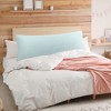 PiccoCasa Long Soft 90 Gsm Microfiber Zipper Closure Body Pillowcases - 2 of 3