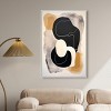 Art Remedy Milk Butterscotch and Dark Chocolate Brown Earthy Abstract Wall Art Framed - 2 of 4