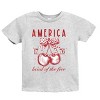 The Juniper Shop Land Of The Free Cherries Youth Short Sleeve Tee - 2 of 4