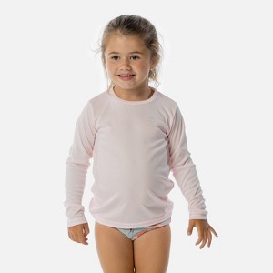 Vapor Apparel UPF 50+ UV Sun Protection Toddler Long Sleeve Rash Guard Swim Shirt - 1 of 3