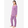 Avenue Body Three-Quarter Sleeve Pajama Set - 4 of 4