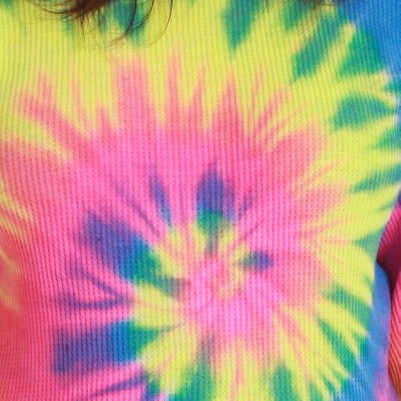 tie dye neon