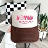 Simply Sage Market S.W.Smiley Loved Mama Smiley Face Foam Trucker Hat - Adult - Brown Tan - 3 of 3