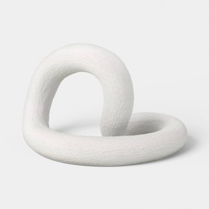 Textured Knot Sculpture Decorative Object White - Threshold™ : Target