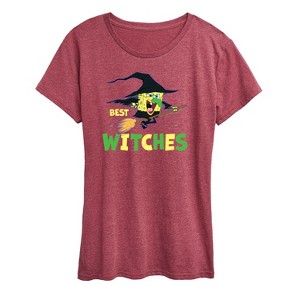 Women's - SpongeBob SquarePants - Best Witches Short Sleeve Graphic T-Shirt - 1 of 4