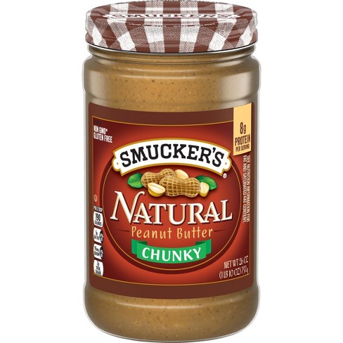 Smucker's Natural Crunchy Stir Peanut Butter - 26oz - image 1 of 4