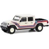 2021 Jeep Gladiator Truck "Super Jeep Tribute" White w/Red & Blue "Hobby Exclusive" Series 1/64 Diecast Model Car by Greenlight - 2 of 3