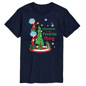 Men's - Dr. Seuss - Christmas Is A Family Thing Short Sleeve Graphic T-Shirt - 1 of 4