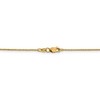 Black Bow Jewelry 0.9mm 14k Yellow Gold Diamond Cut Twisted Box Chain Necklace - 4 of 4