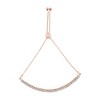 Silver 1/4 Cttw Miracle-Set Diamond Bolo Tennis Bracelet - 3 of 4