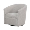 Fabric Swivel Accent Chair with Dacron-Wrapped Cushion, Wrap-Around Seat, and 360-Degree Swivel - 2 of 4