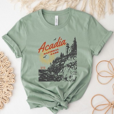Simply Sage Market Acadia National Park Maine Est. 1919 Short Sleeve Tee