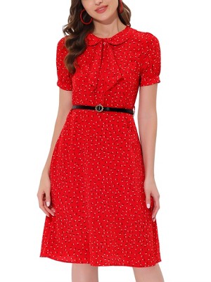 Red polka dot hot sale dress target