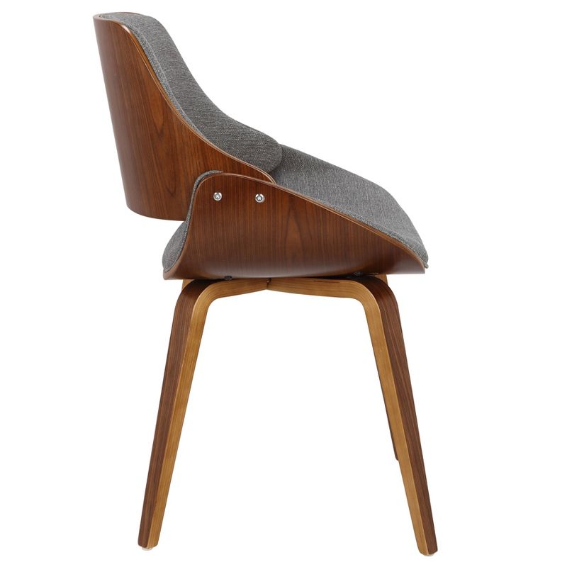 Fabrizzi Mid-Century Modern Dining Accent Chair - LumiSource, 4 of 15