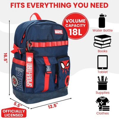 Spider-Man Classic Chibi Spider-Man 18.5” Adult Navy Backpack — фото 3