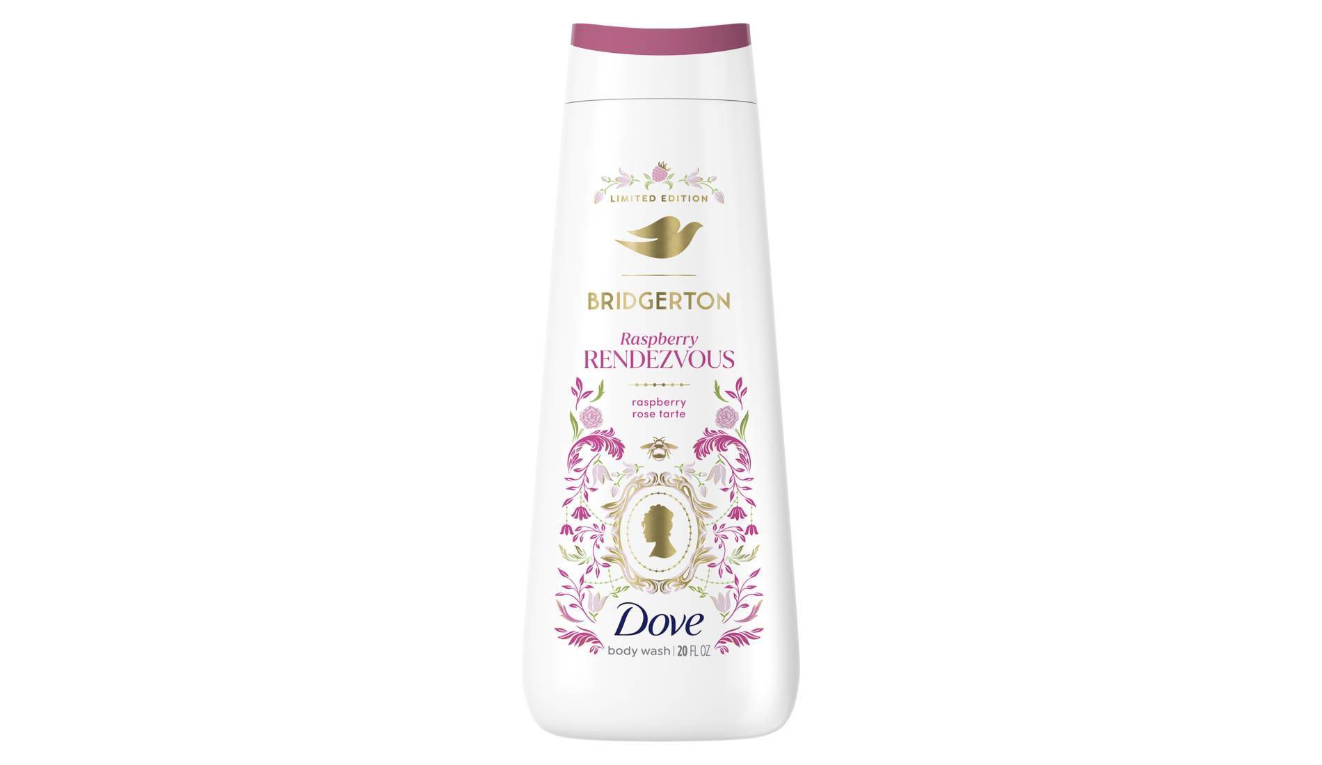 Dove Beauty Limited Edition Bridgerton Body Wash - Raspberry Rendezvous -Raspberry and Vanilla Scent - 20oz