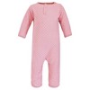 Hudson Baby Infant Girl Premium Quilted Coveralls, Sweet Bakery - image 4 of 4