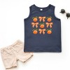 The Juniper Shop Coquette Oranges Chart Toddler Tank - 5/6T - Navy - 3 of 4