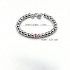 Sterling Silver Ball Chain Bracelet - 4 - 10mm, Rose Gold,7 Inch Fashionable and Exquisite, Suitable for Women's Daily Wear - 2 of 4