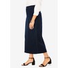 Jessica London Women's Plus Size True Fit Stretch Denim Midi Skirt - 4 of 4