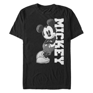 Men's Mickey & Friends Retro Leaning T-Shirt - 1 of 4