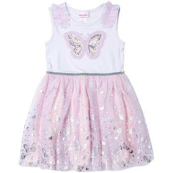 Little Lass Girl's Butterfly Ballerina Dress