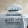 NicBex 4 Pieces Queen/King Pure Cotton Sateen Flat Sheet Set Bedding Set,OEKO-TEX Certified,Machine Washable - 4 of 4
