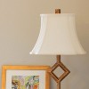 Vynxaria Slant Inverted Corner Oval Softback Lampshades, 8"x13"x9" White with Washer Fitter - 2 of 4