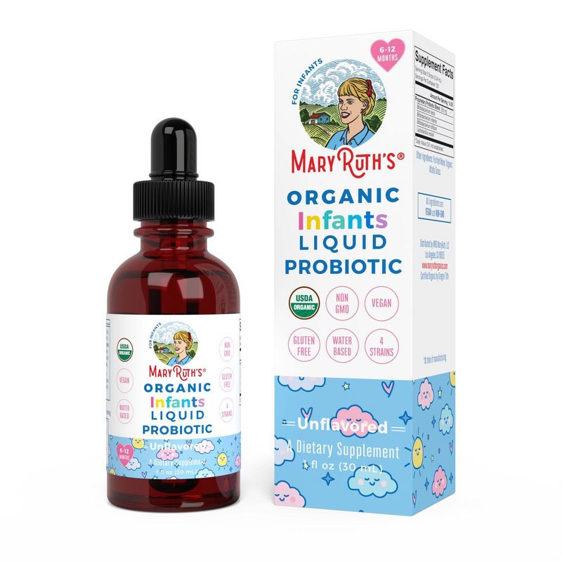MaryRuth&#39;s Organics Liquid Infant Probiotic Drops - 1 fl oz, 1 of 10