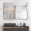 MAYEERTY Metal Framed Rectangular Bathroom Mirror for Wall - 3 of 4